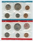 1971 Uncirculated Mint Set Philadelphia   Denver United States Us 11 Coins P   D
