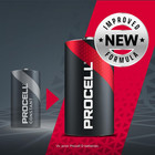 Procell D Cell Long-lasting Alkaline Batteries  72 Pack  Built In The Usa  10-ye