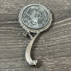 Rare Bpoe Benevolent And Protective Order Of Elks Hand Mirror Silver