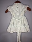 Vtg Toddler 4 Teal Frilly Ruffled Sheer Lace Dress Daddeese Lil Princess Girly