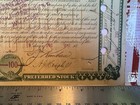 1887 Vintage Stock Bond Certificate Norfolk Western Railroad Company Scripophily