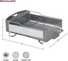 Large Capacity Full Size Rust Resistant Dish Rack With Angled Drain Board