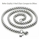 Mendel Mens St Saint Christopher Medal Pendant Necklace Stainless Steel Amulet