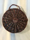 Wall Hanging Flower Basket Wicker Gardening Home Cottagecore