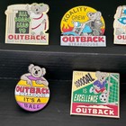 Outback Steakhouse Collectible Pins Koala Lot 7 Pin Advertising