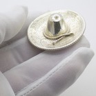 Vintage Mexican Handmade Genuine Sterling Silver Mexican Hat Figurine