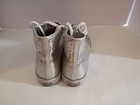 Gotta Flurt Sequin Silver Tennis Shoes Disco High Top Women s Size 9 Sneakers 