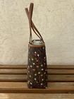 Michael Kors Jet Set Medium Carryall Airplane Print Tote Bag - Brown Nwt