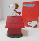 Vintage Snoopy Coin Bank - Original Carton - Bobble Head - Mint 
