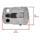 1673663m91 Caltric Steering Box For Massey Ferguson Tractor 231 240 250 20d 30e