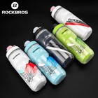 Rockbros Bike Water Bottle 620ml  holder Cage Insulation Sport Squeeze Leakproof