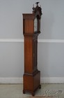 66191  Elmer Stennes Mahogany Dropleaf Dwarf Grandfather Hall Clock 