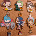 In Stock Anime One Piece Zoro Nami Ace Luffy Metal Badge Brooch Pin Collection