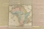 1837 - Antique Map  Africa  Engraving  By Duval