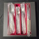 Rare Vintage Dansk  variation   v   13 Piece Stainless Steel Flatware Set Nib