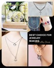 300 Pcs Wholesale Bulk Lots Jewelry Making Charms Mixed Smooth Tibetan Silver Al