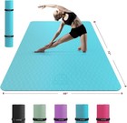 Extra Large Yoga Mat - 72 x48  78 x54   1 4    1 3  Thick  Non-slip  Durable    
