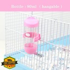 Pink Hamster Water Bottle Dispenser Ceramic Base Guinea Pig Rabbit