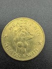 Vintage Nude Woman Heads Or Tails Flip Coin Lucky Token