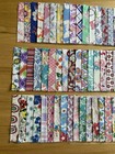 Vintage Feed Flour Sack Fabric Pieces Quilting Charms 5    X 5     Set Of 60   382 