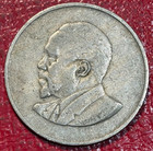 Very Nice 1968 Kenya One Shilling Coin-mar267