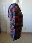 Timing Women   s Multicolor Stripe Knit Hoodie Size Xl Outdoor