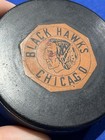 1962-64 Chicago Blackhawks Art Ross Converse Game Hockey Puck Original Six Ccm