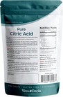 Viva Doria 100  Pure Citric Acid  Food Grade  Fine Grain  12 Oz  340 G 