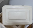 Vintage Rubbermaid   2965 Tan Rectangular Laundry Basket  5 Available 