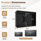 Outdoor Tv Enclosure  36-55 Inch Outdoor Tv Cover Weatherproof hard Plastic