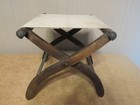 Civil War Era Original Canvas Camp Stool 1860s