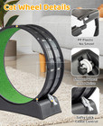 Large Cat Exercise Wheel Cat Treadmill Cat Running Wheel Silent Movement Cat Toy