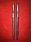 Vintage Paper Mate Silver gold Executive Ballpoint Pen   Mechanical Pencil Usa