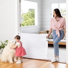 Baby Gate Retractable 33 Tall X 71 Wide Mesh Safety Locking White 3118 Perma