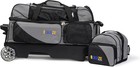 3 Ball Bowling Roller   1 Ball Color Matching Add On Tote  Black-gray
