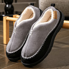 Men   s Cozy Memory Foam Slippers Warm Plush Indoor Non Slip House Shoes Winter