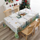 Christmas Tablecloth 60x104 Inches Rectangle - Winter Xmas Decorations For Ho   