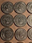 Vintage Casino Gaming Tokens Lot Of 25- From Missouri 5c To 25c Tokens