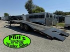 Open Car Hauler 102x24 Power Tilt Tilt Trailer Gooseneck Heavy 14k Gvwr Winch  