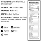 Organic White Quinoa Flour     Non-gmo  Kosher  Raw  Vegan     Food To Live