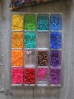 Perler Beads Huge Bulk Lot 11 Pegboards Tweezers Sorted Tray Fuse Bead Craft Kit