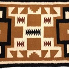 Southwest Native American Navajo Attr Wool Mat C1930