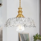Retro Style Ceiling Light Pendant Glass Floral Inspired Kitchen Dining Lamp New