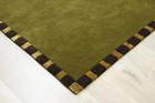 Wool Rug Hand Tufted Modern Green Area Olive Hand-tufted Carpet New Handmade