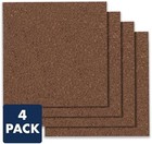 Quartet Cork Tiles  Bulletin Board Panels 12 x12 x3 8   4 Pack