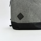 Apple Logo Canvas Backpack   Employee Issued   Gray   Black   Never Used