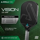 Joola Vision Pickleball Paddle Textured Carbon Grip Surface Technology Cgs 16mm