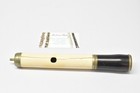 Antique Hf Meyer 1800s Ebony Wood Simple System Flute Ivory Headjoint   Old Case