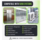 Leak Saver R290 Refrigerant 3-pack - 8oz Upright Charging Self Sealing Can