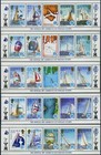 Solomon Isls 570-574 10 Sheets mnh michel 579-628  1987 America s Cup 
